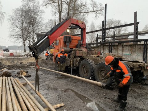 В Архангельской области началось строительство подводного участка газопровода к городу Сольвычегодску